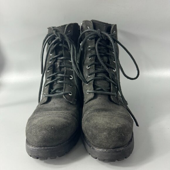 UGG 1095131 Kilmer II Combat Boot Lace-Up Black Leather Water Resistant, USA 9 - Picture 3 of 13
